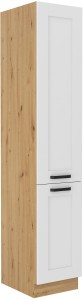 Szafka kominowa do kuchni LUNA 40 DK-210 2F Biały/Dąb Artisan