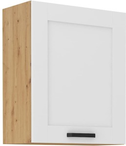 Szafka górna do kuchni LUNA 60 G-72 1F Biały/Dąb Artisan