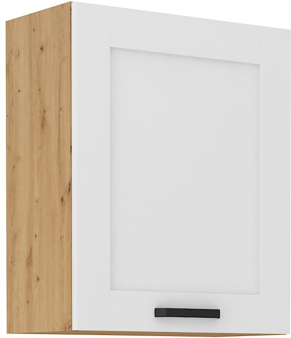Szafka górna do kuchni LUNA 60 G-72 1F Biały/Dąb Artisan