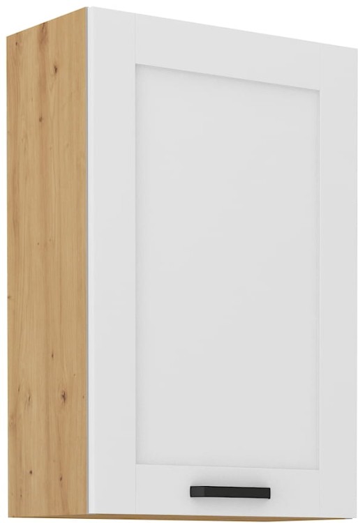 Szafka górna do kuchni LUNA 60 G-90 1F Biały/Dąb Artisan