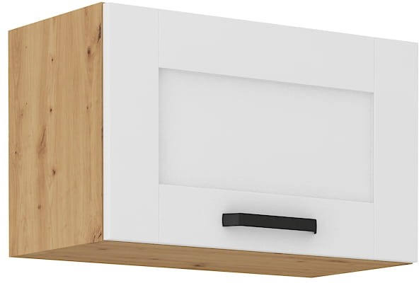 Szafka górna do kuchni LUNA 60 GU-36 1F Biały/Dąb Artisan