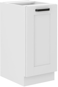 Szafka stojąca do kuchni LUNA 40 D 1F BB Biały/Biały