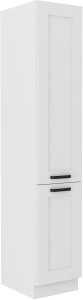 Szafka kominowa do kuchni LUNA 40 DK-210 2F Biały/Biały