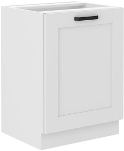 Szafka stojąca do kuchni LUNA 60 D 1F BB Biały/Biały