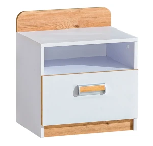 Szafka nocna Lorento 12 Biały/Dąb Nash