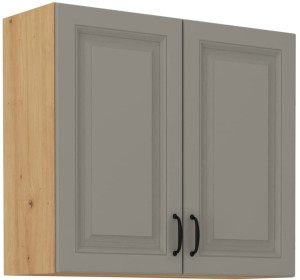 Szafka górna do kuchni STILO 80 G-72 2F Gliniasty Szary/Dąb Artisan