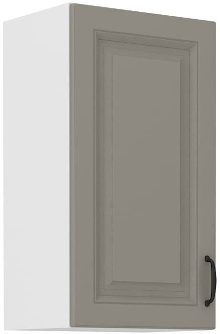 Szafka górna do kuchni STILO 40 G-72 1F Gliniasty Szary/Biały
