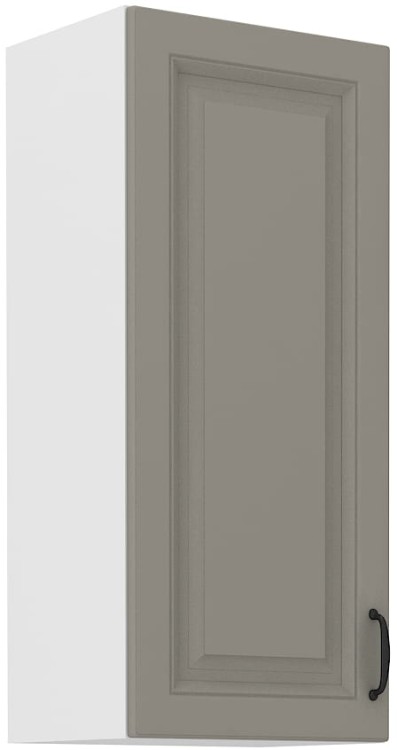Szafka górna do kuchni STILO 40 G-90 1F Gliniasty Szary/Biały