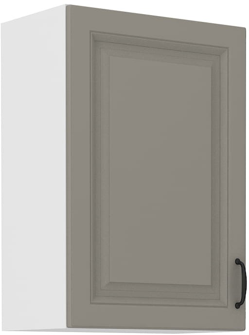 Szafka górna do kuchni STILO 50 G-72 1F Gliniasty Szary/Biały