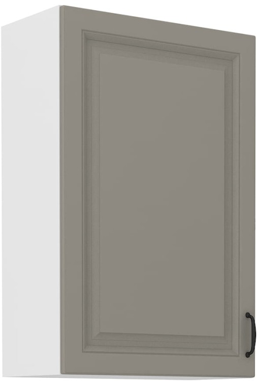 Szafka górna do kuchni STILO 60 G-90 1F Gliniasty Szary/Biały
