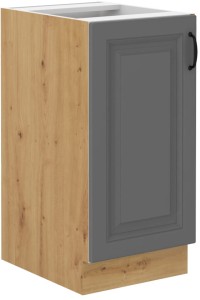Szafka stojąca do kuchni STILO 40 D 1F Szary/Dąb Artisan