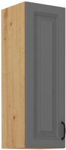 Szafka górna do kuchni STILO 40 G-90 1F Szary/Dąb Artisan