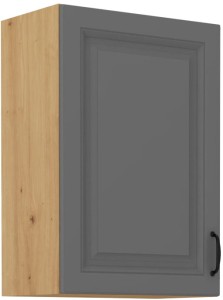 Szafka górna do kuchni STILO 50 G-72 1F Szary/Dąb Artisan