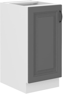 Szafka stojąca do kuchni STILO 40 D 1F Szary/Biały