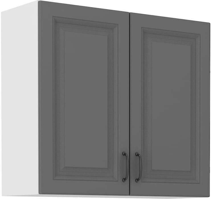 Szafka górna do kuchni STILO 80 G-72 2F Szary/Biały