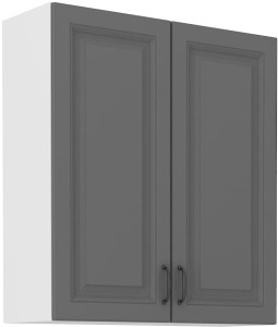 Szafka górna do kuchni STILO 80 G-90 2F Szary/Biały