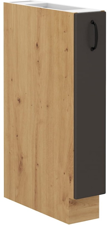 Szafka stojąca do kuchni z szufladą STILO 15 D CARGO Grafit/Artisan