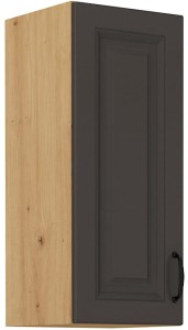 Szafka górna do kuchni STILO 30 G-72 1F Grafit/Artisan