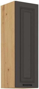 Szafka górna do kuchni STILO 30 G-90 1F Grafit/Artisan