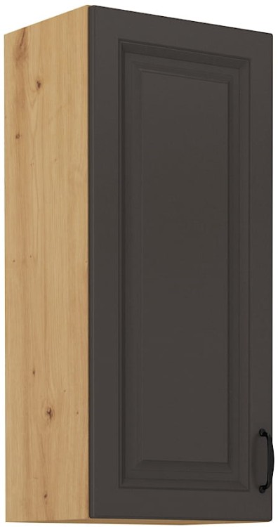 Szafka górna do kuchni STILO 40 G-90 1F Grafit/Artisan