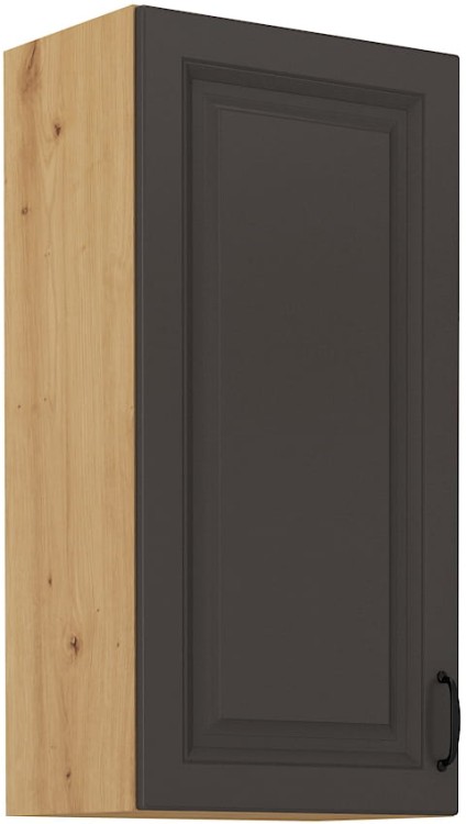 Szafka górna do kuchni STILO 45 G-90 1F Grafit/Artisan