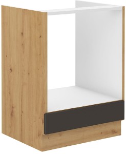 Szafka stojąca do kuchni pod piekarnik STILO 60 D GAZ Grafit/Artisan