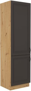 Szafka kominowa do kuchni STILO 60 DK-210 2 F Grafit/Artisan