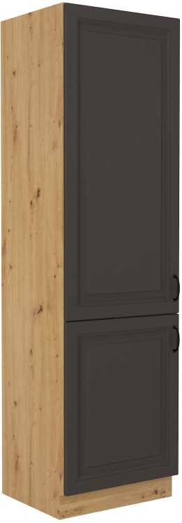 Szafka kominowa do kuchni STILO 60 DK-210 2 F Grafit/Artisan