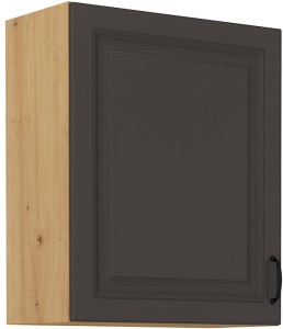 Szafka górna do kuchni STILO 60 G-72 1F Grafit/Artisan
