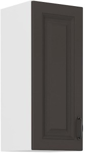 Szafka górna do kuchni STILO 30 G-72 1F Grafit/Biały