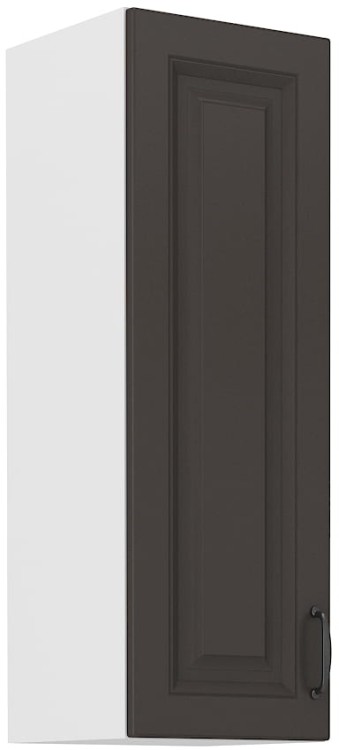 Szafka górna do kuchni STILO 30 G-90 1F Grafit/Biały