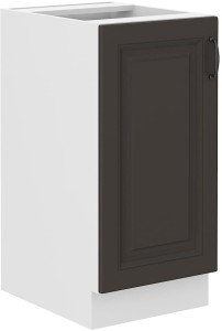 Szafka stojąca do kuchni STILO 40 D 1F Grafit/Biały