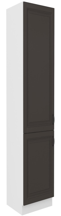 Szafka kominowa do kuchni STILO 40 DK-210 2 F Grafit/Biały