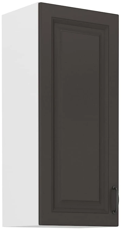 Szafka górna do kuchni STILO 40 G-90 1F Grafit/Biały