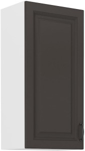 Szafka górna do kuchni STILO 45 G-90 1F Grafit/Biały