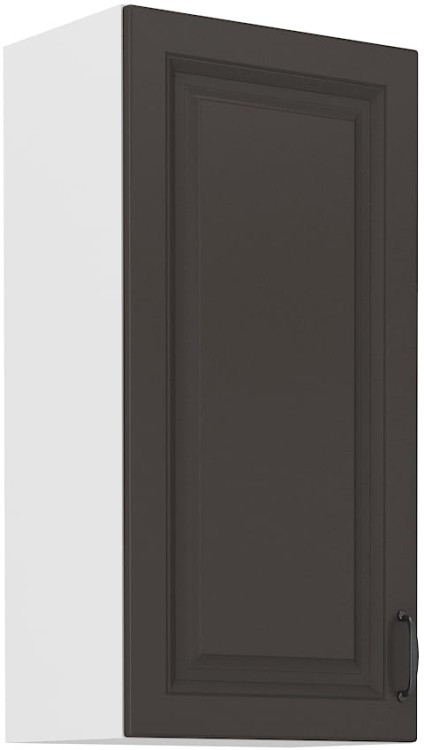 Szafka górna do kuchni STILO 45 G-90 1F Grafit/Biały