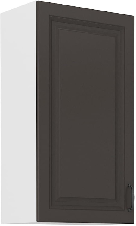 Szafka górna do kuchni STILO 50 G-90 1F Grafit/Biały