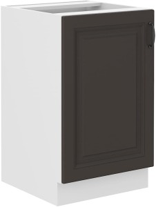 Szafka stojąca do kuchni pod zlew STILO 50 ZL 1F Grafit/Biały