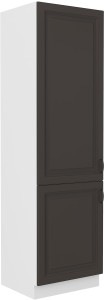 Szafka kominowa do kuchni STILO 60 DK-210 2 F Grafit/Biały