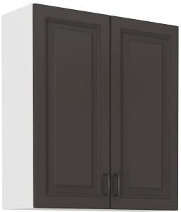 Szafka górna do kuchni STILO 80 G-90 2F Grafit/Biały