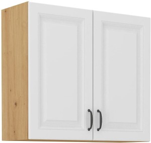 Szafka górna do kuchni STILO 80 G-72 2F Biały/Dąb Artisan