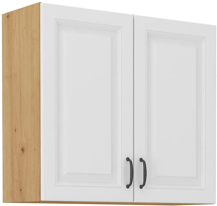 Szafka górna do kuchni STILO 80 G-72 2F Biały/Dąb Artisan