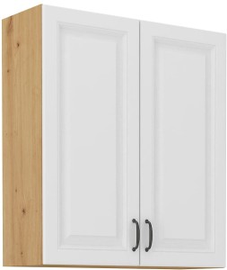 Szafka górna do kuchni STILO 80 G-90 2F Biały/Dąb Artisan