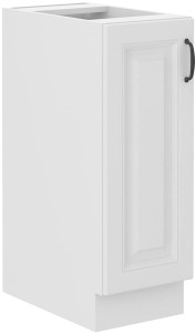 Szafka stojąca do kuchni z szufladą STILO 30 D CARGO Biały/Biały