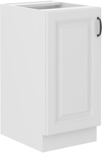 Szafka stojąca do kuchni STILO 40 D 1F Biały/Biały