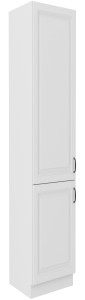 Szafka kominowa do kuchni STILO 40 DK-210 2 F Biały/Biały