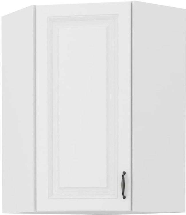 Szafka górna do kuchni narożna STILO 58x58 GN-90 1 F Biały/Biały