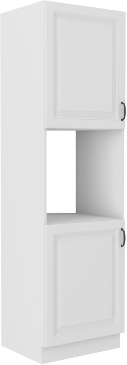 Szafka kominowa do kuchni na piekarnik STILO 60 DP-210 2F Biały/Biały