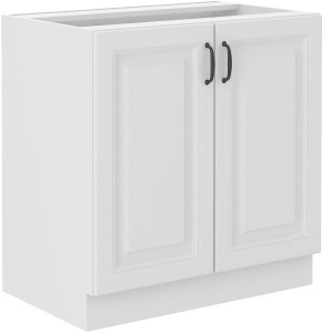 Szafka stojąca do kuchni STILO 80 D 2D Biały/Biały