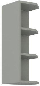 Szafka górna do kuchni otwarta zakończenie 30 G-72 ZAK Szary